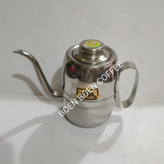 Jual Olive Gooseneck Kettle Stainless 350 Ml Teko Seduh Kopi V60 Wave Dripper Shopee Indonesia 0197