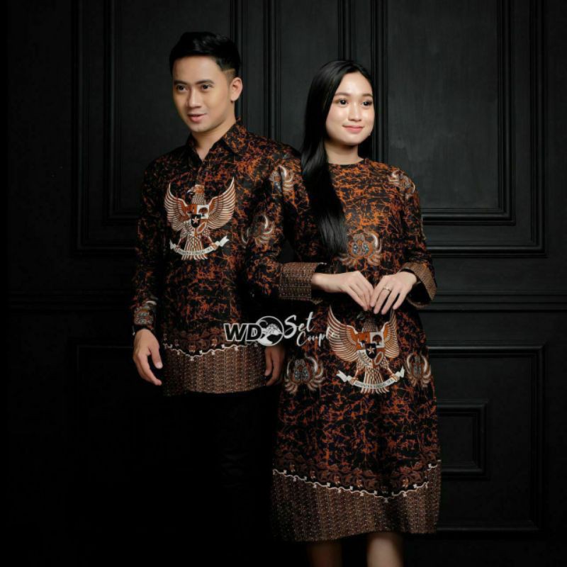 COUPLE BATIK KEMEJA GARUDA PANCASILA