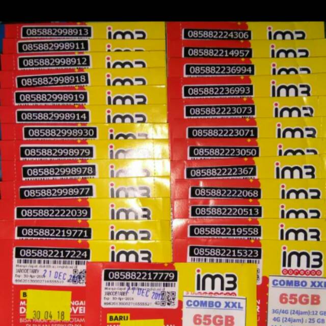 Perdana indosat promo 65gb 4G LTE