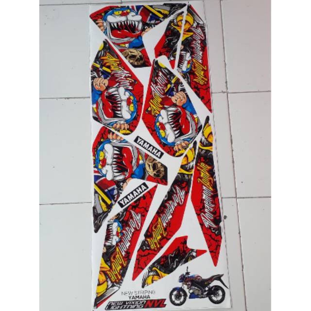 Striping variasi vixion new 2013 doraemon l STRIPING VIXION NEW 2013 3014 DORAEMON