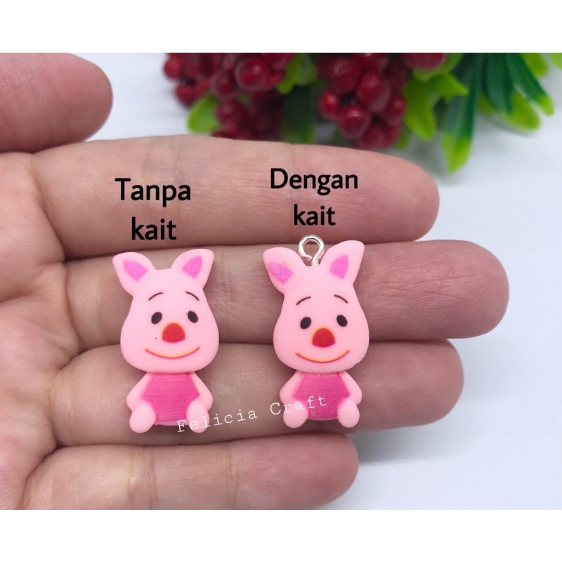 Aneka resin clay charm gantungan masker kalung gelang anak [part 1]