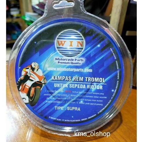 Kampas rem belakang Supra x / 125 , Kharisma, Grand, Supra Fit Lama / New Win