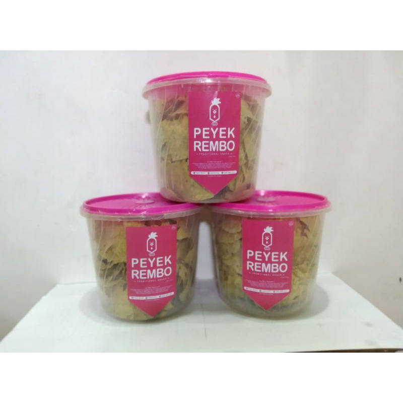 

(Snack) Peyek Kacang Tanah / Rempeyek Toples 5 Liter