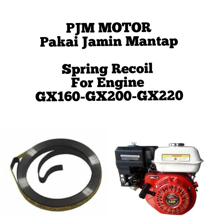 Spring Recoil Per Engkol Mesin Genset Mesin Honda Gx160 Gx200