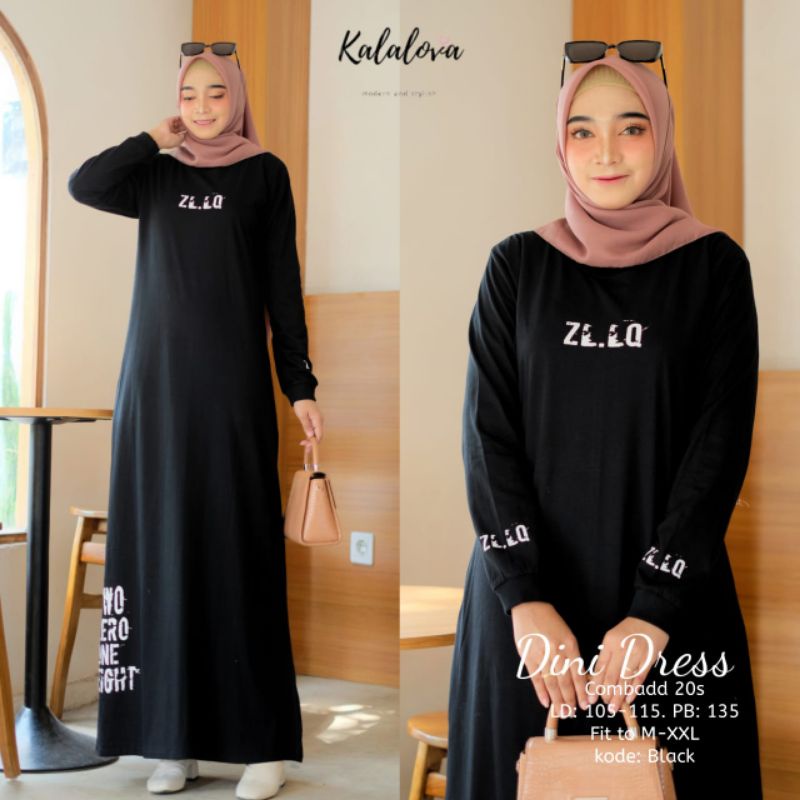 Dress Kaos Gamis Jumbo Warna Hitam. Kaos Gamis Premium Terbaru Kekinian