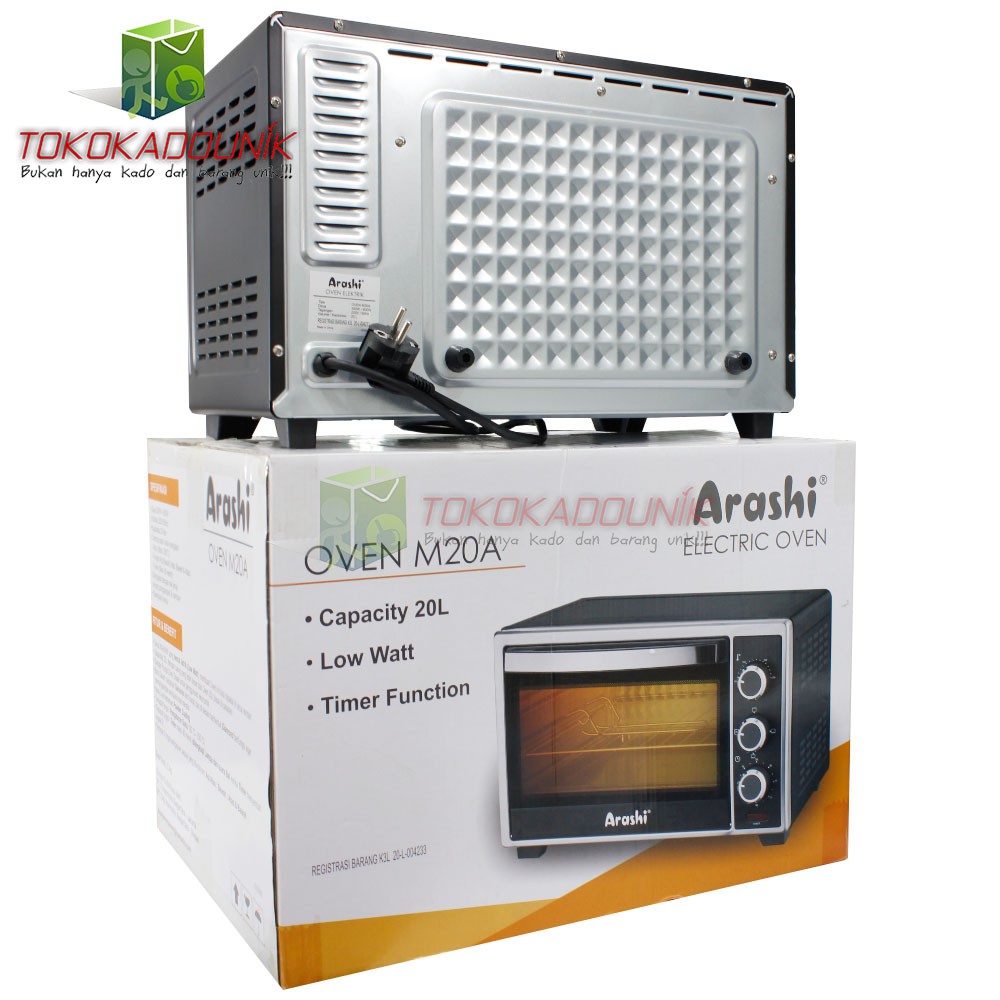 Oven Listrik Serbaguna 20 L M20A - Ada Timer Dan Pengaturan Suhu