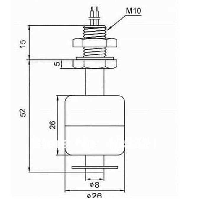 Sensor Level Air Water liquid Tank Level Switch Float Floating