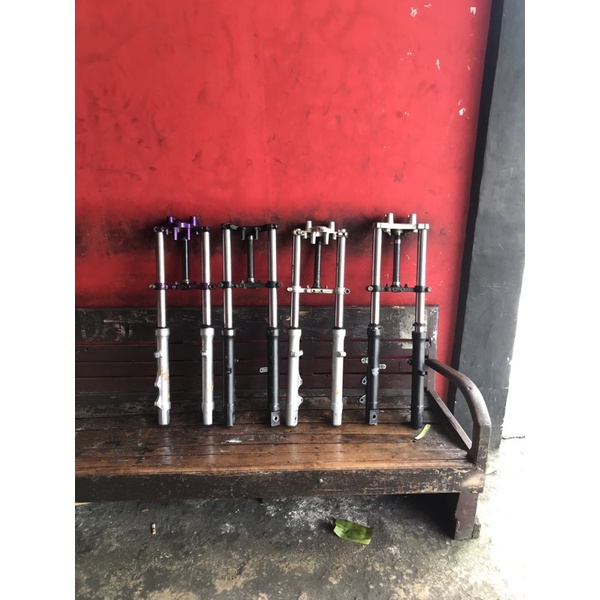 shock depan Vixion original copotan motor