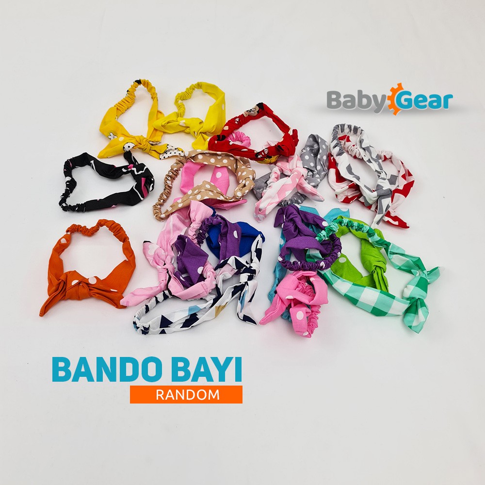 Bandana Bayi / Bando Bayi / Headband Baby Girl - RANDOM