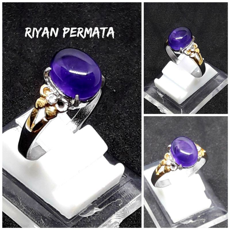 Cincin cewek batu kecubung ungu,merah siam cating bangkok,blue safir,blue topas,Ruby cating,kalimaya