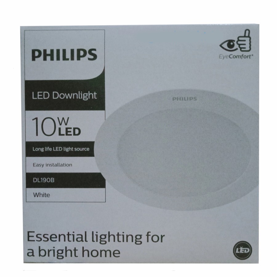 DOWNLIGHT LED ERIDANI 10 WATT PHILIPS DL190B PUTIH