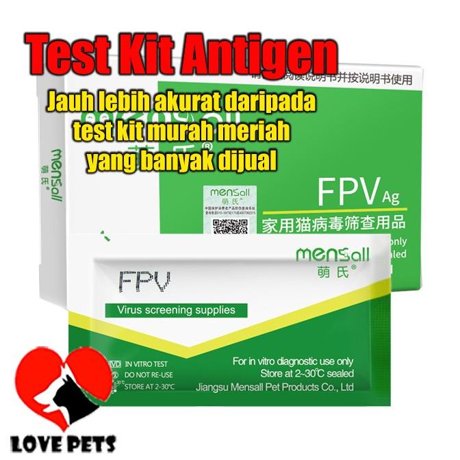 Test Kit Alat Uji Deteksi Panleu Kucing Feline Panleukopenia Virus FPV