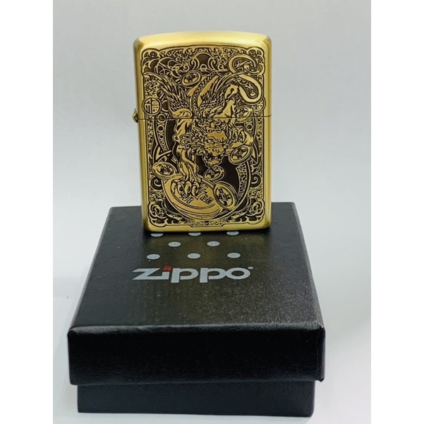 Zippo Motif Grafir Naga Made In U.S.A Premium BISA COD