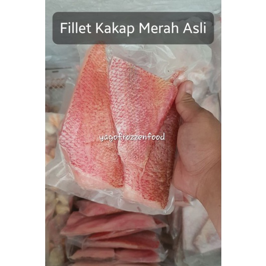 

Fillet Kakap Merah 1kg / Red Snepper / kakap Merah Asli