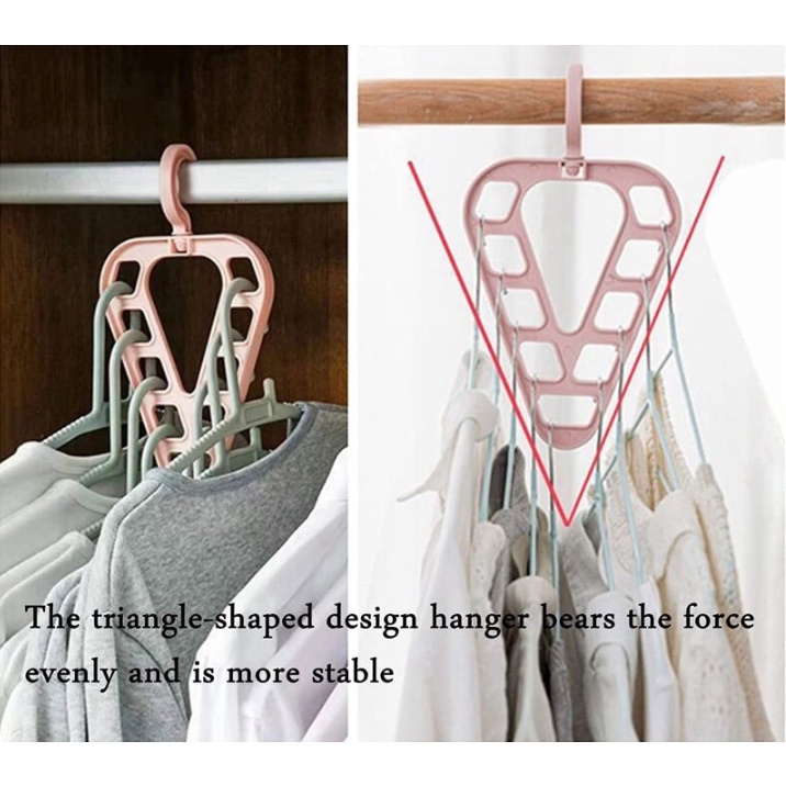 MAGIC HANGER LOVE 9 IN 1 / GANTUNGAN BAJU 9IN1 HANGER LOVE / GANTUNGAN MULTIFUNGSI / HANGER LEMARI GANTUNGAN