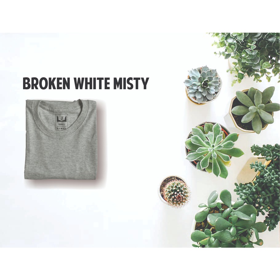 [PROMO]KAOS POLOS 2TONE MISTY LENGAN PENDEK COTTON COMBED 30S-4