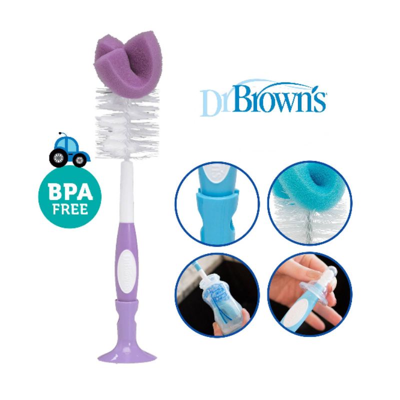 Dr Brown's Standard Bottle Brush - Dr Brown Sikat Botol Bayi - Dr.Brown Sikat Botol Baby