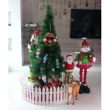 Pohon natal 120CM 1,2 meter 4 feet Pine Jarum TERMURAH | aksesoris natal