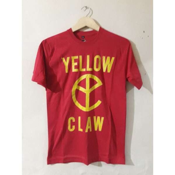 Kaos Yellow Claw Warna Merah