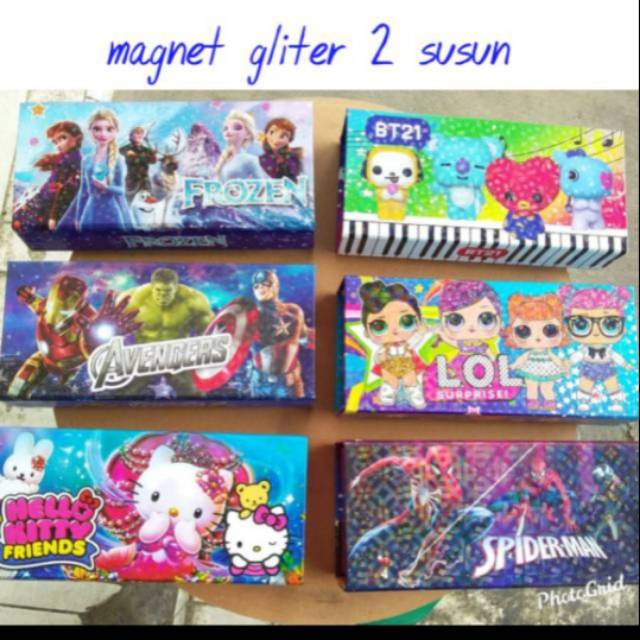 

Tempat Pensil BT21 Magnet 2 susun