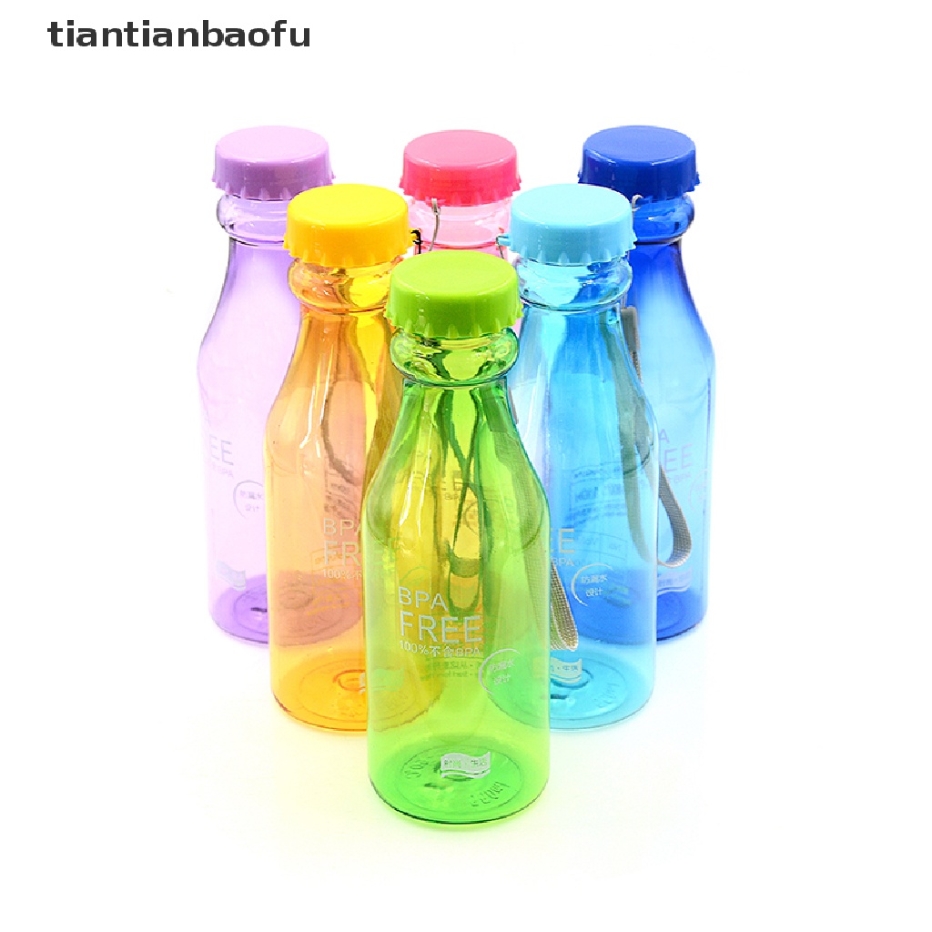 Botol Air Portabel Bahan Plastik Bebas bpa Tahan Bocor Ukuran 500ml Untuk travel