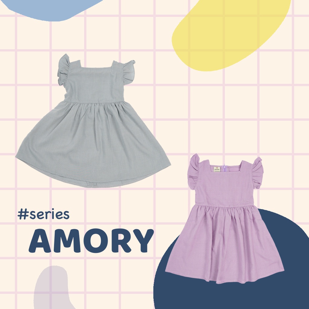 Greesa Kids - Amory Series - Baju Dress Anak Perempuan