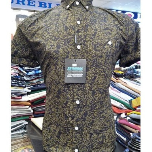 Brother bross Kemeja Printing Katun Casual wear Lengan pendek