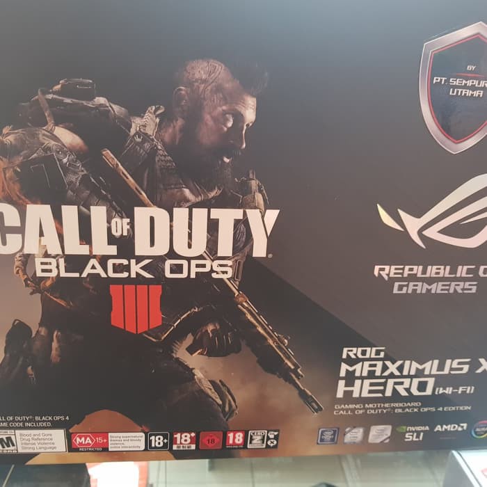 Asus Rog Maximus Xi Hero Wifi Call Of Duty Blackops 4 Edition Lga 1151 Z39 Ddr4 Support Cannonlake Shopee Indonesia