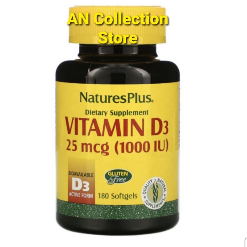 Natures Plus Vitamin D3 1000iu