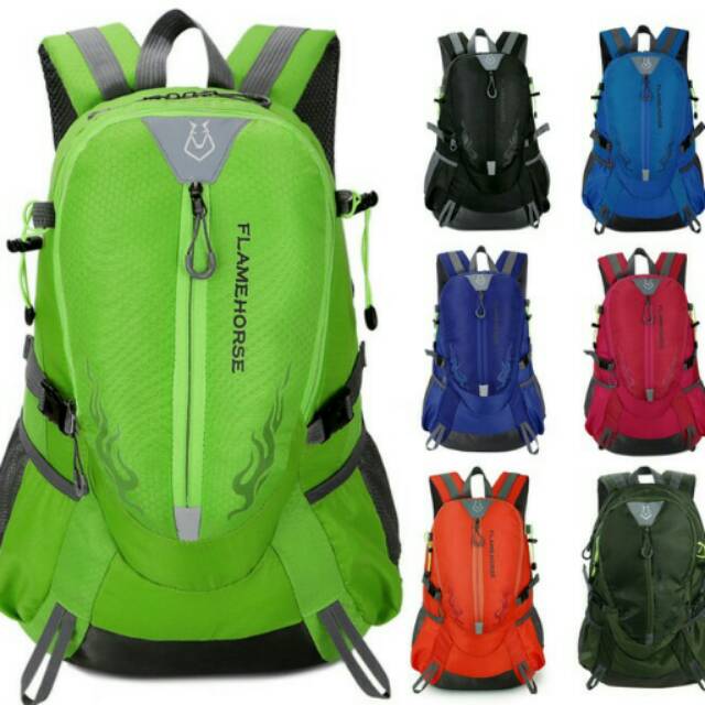 Flame Horse Waterproof Tas Ransel Gunung 40 L Hiking Backpaker