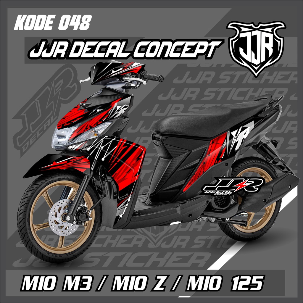 Jual STIKER DECAL YAMAHA MIO M3/MIO Z/MIO 125 FULL BODY MOTIF GARIS