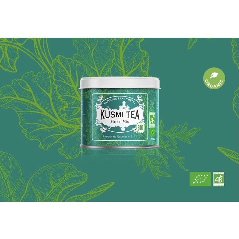 

Kusmi Green Mix 100 g (Organic Herbal Tea)