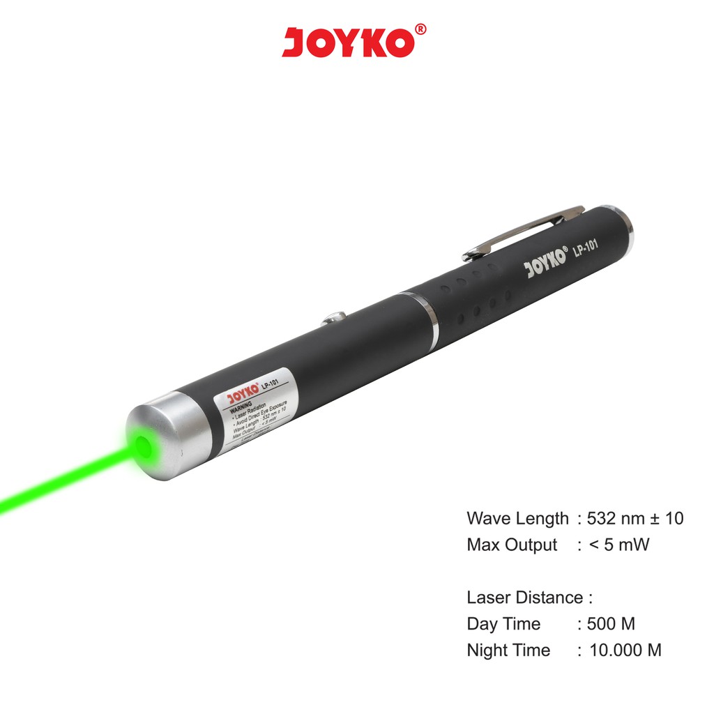 Green Laser Pointer Senter Hijau Penunjuk Laser Hijau Joyko LP-101