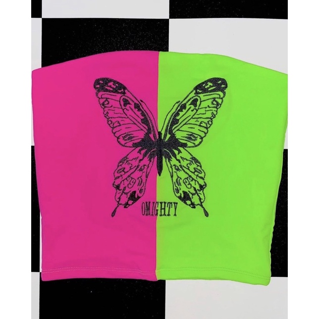 TOP / ATASAN Omighty Butterfly Omighty Tube Top