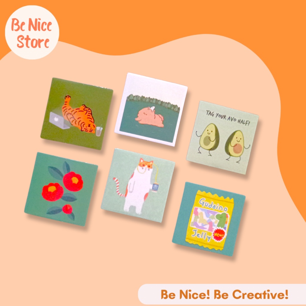 

[Be Nice Store] Sticker Cute Green Stiker Hijau Lucu Imut Kreatif Dekorasi Hiasan Scrapbook Case Sticker