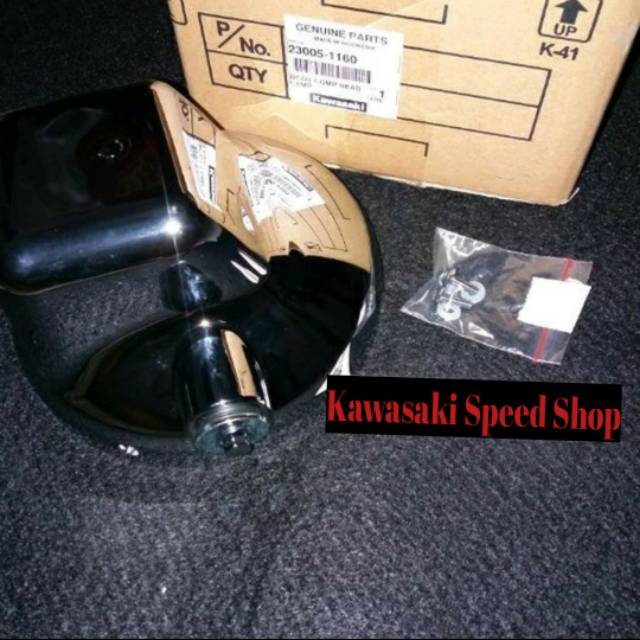 Cover lampu batok lampu bulat ninja R ss original