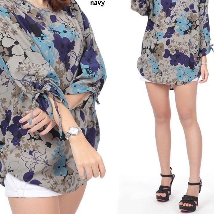 ♝ BAJU ATASAN blous BIG SIZE WANITA JUMBO 5393 Wanita gemuk IBU HAMIL baju kerja kantor pesta XXL XX