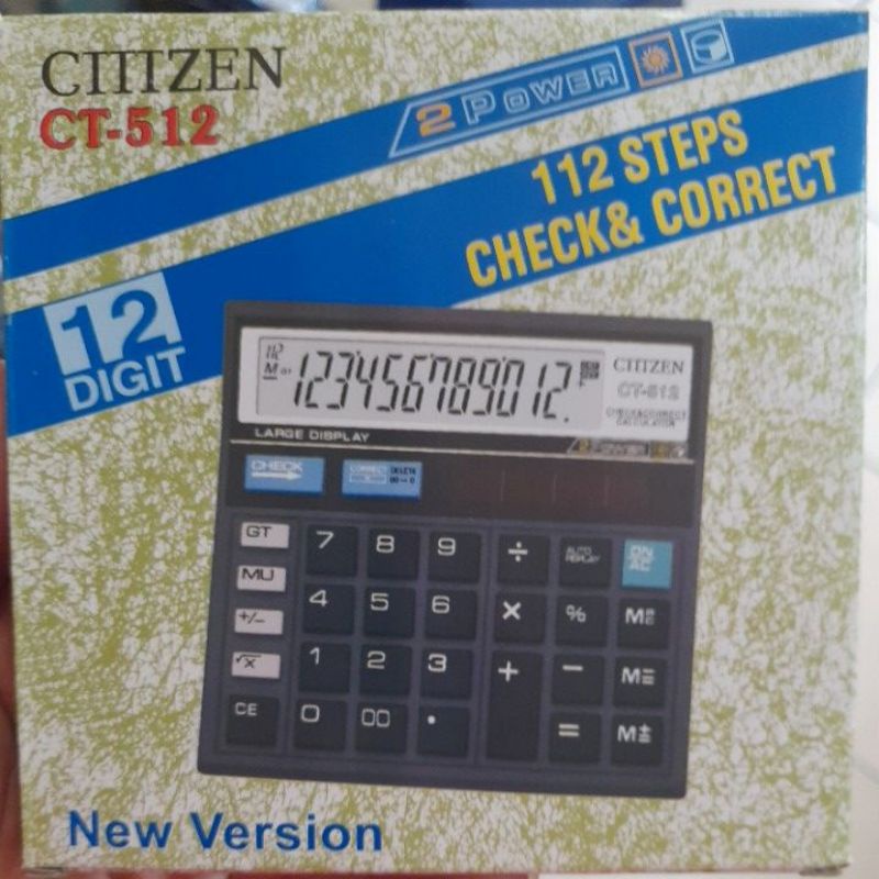 

CITIZEN kalkulator 12 digit CT512