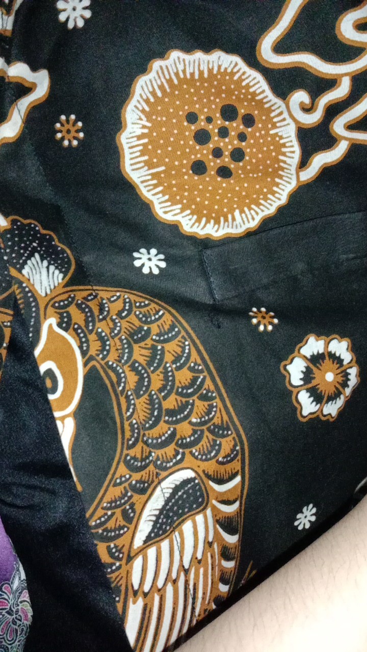 Kemeja Hem Original Sm Batik Solo Eksklusif  Bahan Katun Sragenan Full Furing Kualitas High Quality