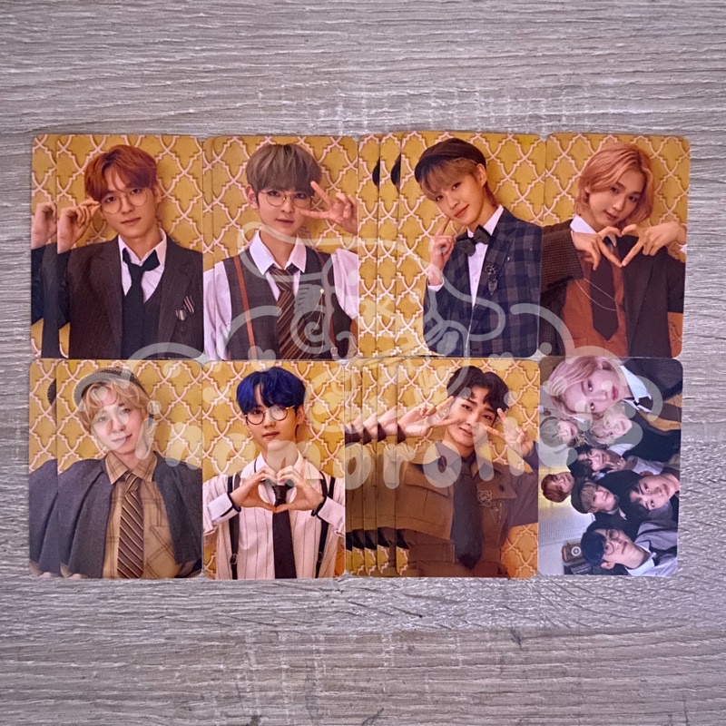 [ EPEX OFFICIAL PHOTOCARD] wish mu myu amin baekseung ayden yewang jeff group sharing season greetin