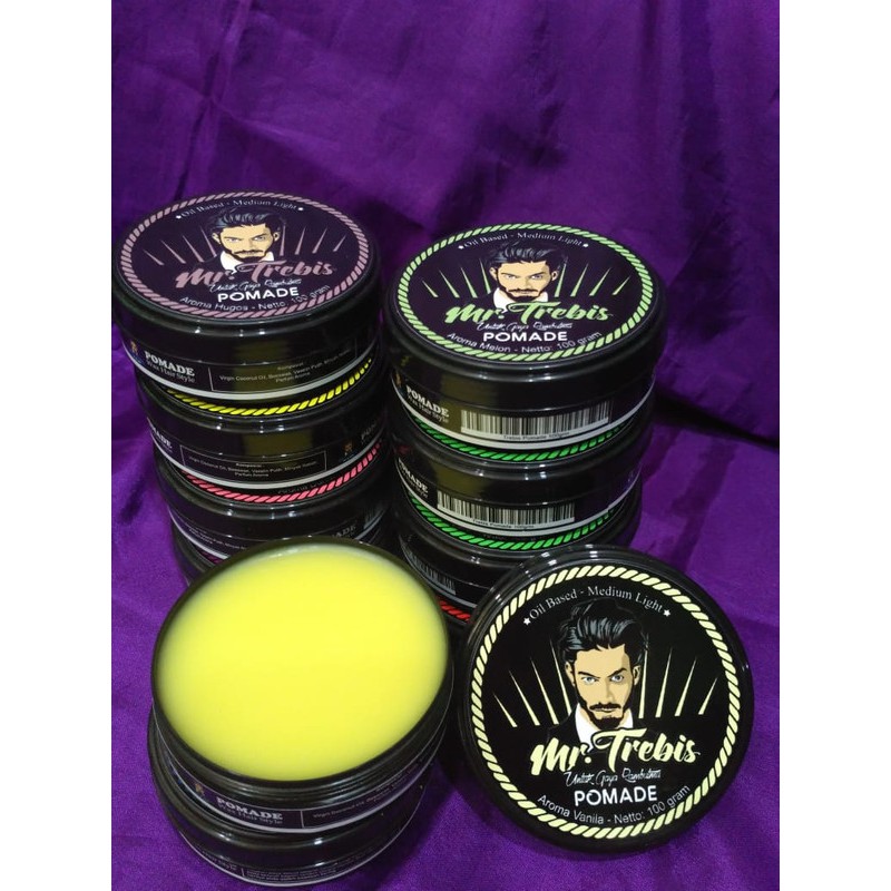 Minyak rambut Pomade  Mr Trebis purworejo