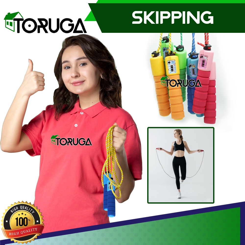 ALAT TALI LOMPAT OLAHRAGA SKIPPING JUMP ROPE + PENGHITUNG