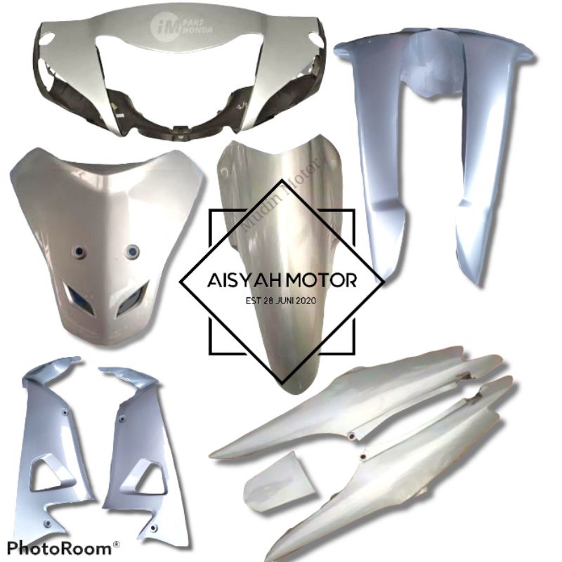 Bodi Halus Honda Supra Fit New Tromol Warna Silver