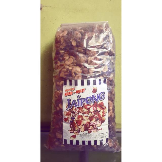 

Kacang koro kulit jaipong gurih,renyah&mantap