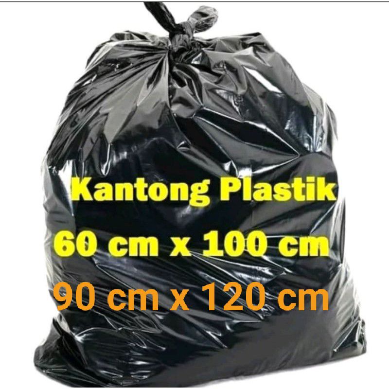 plastik sampah 60x100 , 90x120 / trashbag /kantong sampah plastik hitam