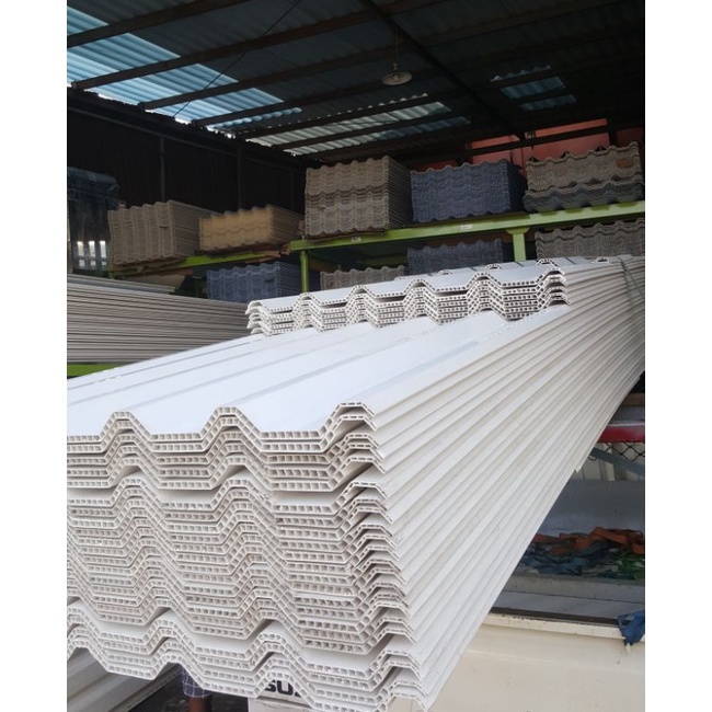 Atap  UPVC Alderon Twinwall  (double layer)