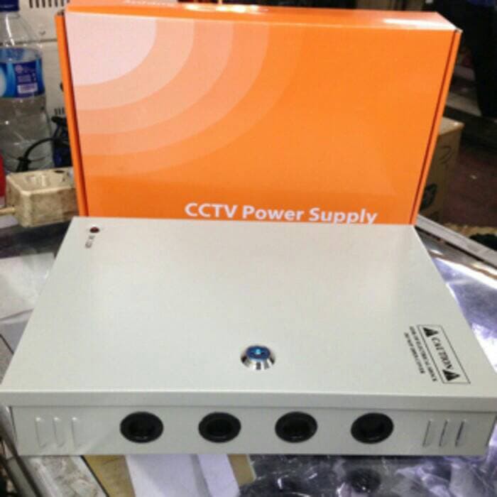 PSU Power Supply CCTV Central Box 12V 20A 18 Chanel (Power Central CCTV) + PANEL BOX