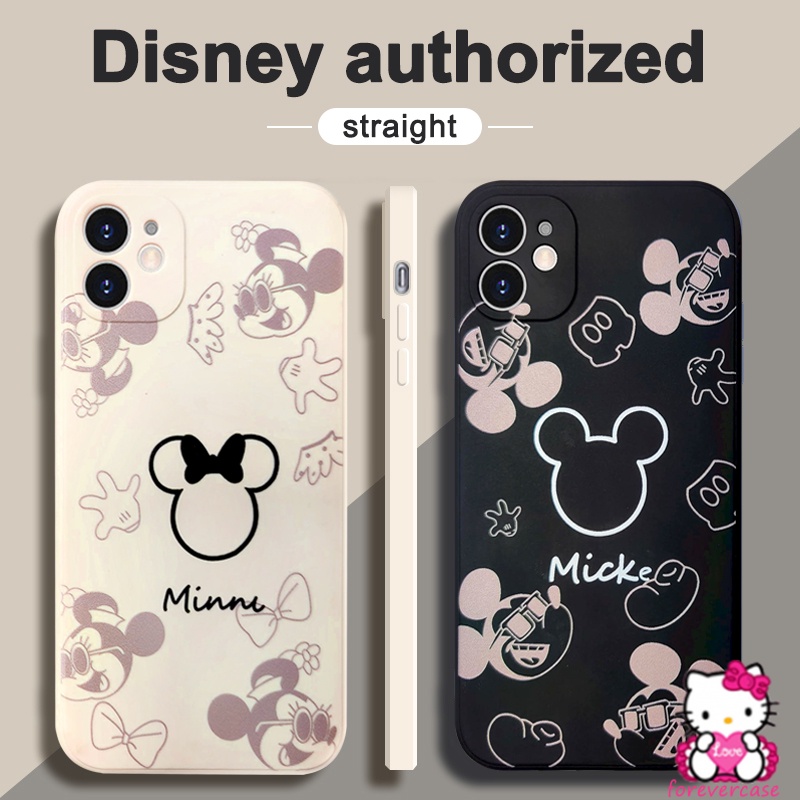 Couple Case Vivo Y12 Y12S Y20S Y21S Y21 Y21T Y33S Mickey Y20s G Y12A Y11s Y20A Y20G Y30G Y15S Y15A Y20 Y30 Y17 Minnie Y15 Y11 Cute Cartoon Y53 Y51A Y53S Y20I Y30I Y50 Y31 2021 Straight Y91C Y51 Y91 Y93 Protector Camera Y95 Y91I Soft Cover