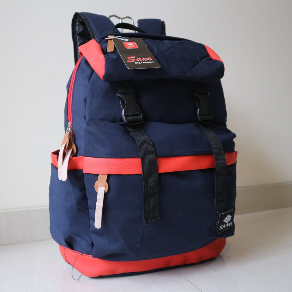 Jual Tas Ransel Punggung Laptop Cewek Sekolah Kuliah Casual Gaya Gaul Murah Distro Kain Bagus Awet