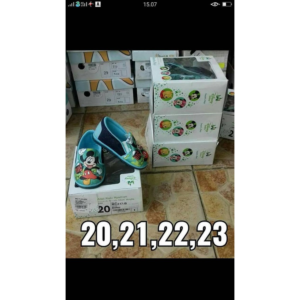 SEPATU ANAK DISNEY/DISNEY ORIGINAL/BRANDED MATAHARI keren